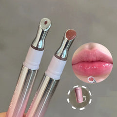 YICKYUE - Mirror Water Gloss Lip Glaze Jelly Lip Gloss LongLasting Non Greasy Metal Ice Clear Lips Tint Moisturizer Lip Essence Oil Makeup
