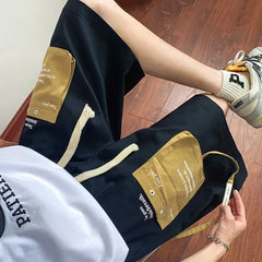 HEARUJOY - Men's New Loose and Versatile Five-point Casual Sports Work Suit Shorts