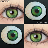 YICKYUE - 1Pair Color Contact Lenses for Eyes with Prescription Green Makeup Color Lenses Beauty Pupils Fashion Blue Lenses Yearly