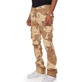 HEARUJOY - Fashion Butterfly Print Pants For Men Multiple Pockets Cargo Pant Spring Autumn High Street Trendy Straight Loose Casual Trouser