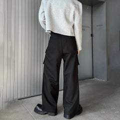 Hearujoy New Summer Big Pocket Functional Overalls Men's High Quality Loose High Waist Trousers Fashion Casual Pants Hip Hop Street Style