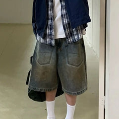 HEARUJOY - Casual Events Distressed Washed Pants Casual Fashion Shorts Brand New Summer Wear Lightweight Summer Pants For Beach Trip