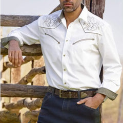 HEARUJOY - Autumn Shirt Shirt Slight Stretch Beatiful Button Down High Quality Lapel Long Sleeve Polyester Regular Shirts
