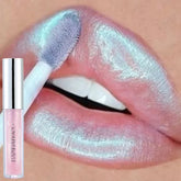 YICKYUE - 6 Colors Laser Holographic Lip Gloss Liquid Lipstick Mermaid Pigment Longlasting Glitter Lipgloss Waterproof Metallic Lip Makeup