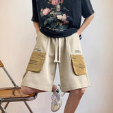 HEARUJOY - Men's New Loose and Versatile Five-point Casual Sports Work Suit Shorts