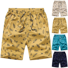 HEARUJOY - New Mens Swimsuit Mens Spring And Summer Street Leisure Sports Pocket Drawstring Stretch Waist Color Menswear Clothing