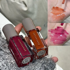 YICKYUE - Starlight Radiant Lip Gloss Pearlescent Fine Shimmer Long-Lasting Moisturizing Non-Fading Non-Sticky Clear Watery Lip Glaze