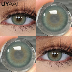 YICKYUE - Color Contact Beauty OMG Series Colorcon Black Lens Big Eyes Cosmetic Green Lenses Colorcon NEW NAJIA Series Blue Pupils