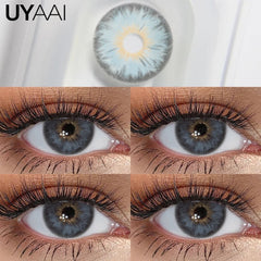 YICKYUE - Color Contact Lenses Big Eyes Black Lens Makeup Colorcon Siri Serie Fashion Natural Lens OMG Brown Lens Beauty Blue Lens