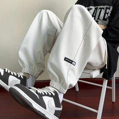 HEARUJOY - Men's New Fashionable Versatile Sports Leisure Straight Leg Pants Outdoor High-quality Sports Trend Comfortable Breathable Pants