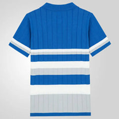 HEARUJOY - Summer Men's Knitted Polo Shirt Ice Refreshing Silk Fabric Short Sleeve Lapel Top Fashion Luxury Business Casual Knit Tshirts