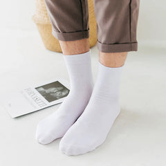 Hearujoy 6 Pairs Men Women Cotton Socks Pure Color High Quality Soft Breathable White Black Business Summer Casual Men socks Large Size