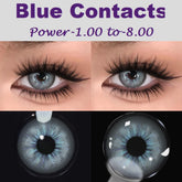 YICKYUE - Natural Soft Colored Contact Lenses, Prescription Lenses, Sensitive Eyes Friendly, for Summer & Autumn Holiday Daily