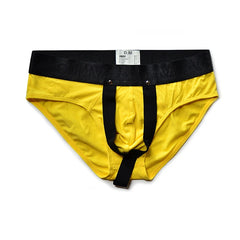 Hearujoy Gay Man's Underwear Briefs Ropa Interior Hombre Cotton Personality Ring Sissy Men Underwear Sexy Underpants Calzoncillos Hombre