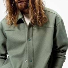 Hearujoy Mens Flannel Soft Retro Casual Jacket Autumn Winter Genderless Fashion Youth Trend Solid Color Comfortable Simple Jacket Unisex