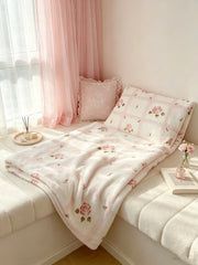 YICKYUE - Rose blanket pink home cover 150X200CM home decoration