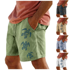 HEARUJOY - Men'S Boxers Sportswear Surfwear Gym Beach Shorts Men Cotton Shorts Resort 3d Printed Shorts Elastic Shorts Masculino Academia