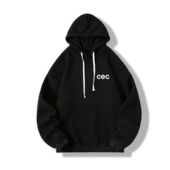 HEARUJOY - Men's Oversized Hoodie Off White 5XL Letter Print Hoodies with Hat Over size for Men Man Hoody Casual Wear Male Sweatshirt
