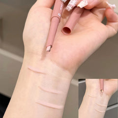YICKYUE - Two-tone Paste Lying Silkworm Pen Under Eye Liner Brighten Shadow Pencil Makeup Nude Pink Beige Eyeliner Contouring