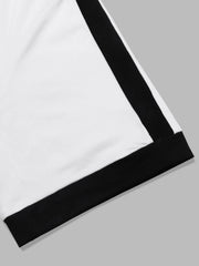HEARUJOY - Summer New Color Matching Sports Suit Men's Short-Sleeved Shorts Loose T-Shirt Five Length Pants Casual Running Set Two-Piece