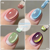 YICKYUE - 1-20pcs PSK Fantastic Ocean Bubble Cat Eye Gel Nail Polish Spring/Summer Bestsell Pink Green Blue Glass Beads Nail Supplies