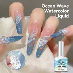 YICKYUE - 10ml Bubble Ocean Wave White Gel Nail Polish Spring Nail Art Varnish UV LED Soak Off Gel For Nail Art Manicure