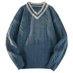 HEARUJOY - Men's New Autumn and Winter Sweater Base Shirt Men's V-neck Design All Comfortable Lazy Wind Warm Can Wear Sweater Men