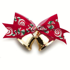 YICKYUE - Two Rolls Christmas Ribbon For Wreaths And Bows, Red And Pink Candy Cane Ribbon For Gift Wrapping And Party Decoration Crafts