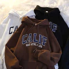 HEARUJOY - Urban Street Style Hoodie Matching Set Unisex Couple Sweatshirt Hip Hop Fashion Winter Fall Pullover For Men Women Trendy Loose