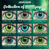 YICKYUE - Green Color Contact Korean Big Eyes Lens Cosplay Contacts New Arrive Makeup High Quality Fast Shipping