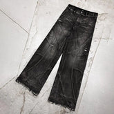 Hearujoy Streetwear New Fashion Y2K Goth Baggy Jeans Men Clothing Casual Punk Vintage Jeans Harajuku High Waist Wide Leg Pants