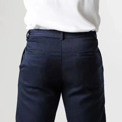 HEARUJOY - Spring Autumn New Men's Casual Elasticity Waist Pants Waterproof Solid Trousers Japanese Busines High Guality Long Pant For Male