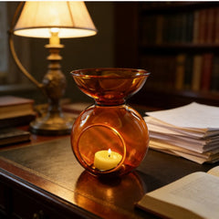 YICKYUE - European Style Aromatherapy Lamp Candle Holder Home Double-Layer Burner Tealight Holder Candle Home Decoration Ornaments