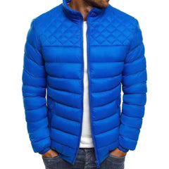 HEARUJOY - Winter Style Men's Solid Color Hooded Cotton Jacket Jacket Cotton Jacket