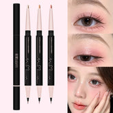 YICKYUE - 1 Pcs Double Head Lying Silkworm Eye Brightening Eyeliner Long Lasting Waterproof and Not Easy To Halo Dye Natural Eyes Makeup