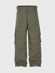 Hearujoy Techwear Cargo Pants Men Joggers Black Cargo Trousers for Men Jogging Green Japanese Streetwear Hip Hop Safari Style