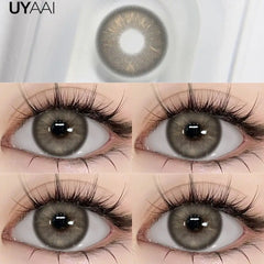 YICKYUE - NEW Contact Lenses Beauty Eye Color Lenses Black Lens Fashion Eye Beauty Makeup Lenses Soft and Comfortable Blue Contacts