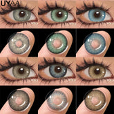 YICKYUE - Color Contacts OMG Series Eyes Color Lenses Blue Beauty Contacts Makeup Green Lens Cosmetics Natual Big Black Lens 14.5mm