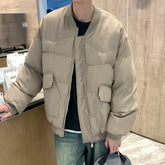 HEARUJOY - Cotton Jacket Men's American Bread Winter Plus Velvet Thickened Warm Cold-resistant Work