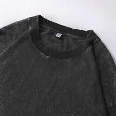 HEARUJOY - Long Sleeve Retro Tops Tees Men Oversized Vintage T-Shirts Soild Cotton Shirts Casual Classic T Shirt Male Clothes Streetwear