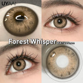 YICKYUE - 1 Pair Brown Lenses Natural Big Eyes Gray Lenses Cosmetics Korean Style Lenses y2k Colorcon Blue Eye Conatcts Puple Lenses