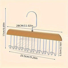 YICKYUE - 2Pcs/Multifunctional Underwear Hanger Storage Rack for Home and Dormitory, Hooked Wave-Shaped Clothes Drying Rack