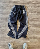 Hearujoy High Street Trend Striped Stretch Waist Women Nine-point Pants Y2k Harajuku Fashion Loose Casual Sports Wide Leg Pants