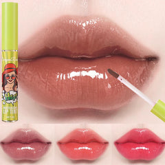 YICKYUE - Jelly Mirror Water Light Lip Gloss Lipstick Suit Long Lasting Hydrating and Moisturizing Lip Gloss 6color Sexy Female Lip Makeup
