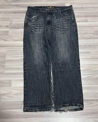 Hearujoy Vintage Jeans New Y2K Fashion Hip Hop Wing Embroidery Baggy Jeans Men And Women Streetwear Loose High Waist Wide Leg Denim Pants