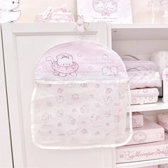 YICKYUE - Home Cute Cat Storage Hanging Bag Wardrobe Hanging Dormitory Storage Bag Underwear Socks Underwear Multi layer Mesh Bag