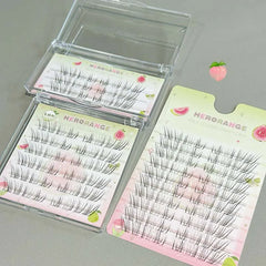 YICKYUE - 24/48/80 Clusters Glue-free False Eyelashes Easy To Rebound No Need To Remove Segmented Thin Stems for Novice DIY False Eyelashe