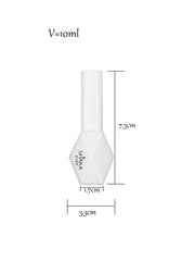 YICKYUE - 1pcs WS Summer Nails Ice Transparent Gold Pink Glass Bead Cat Eye Gel Nail Polish Whitening Popular In All Season All-match Gel