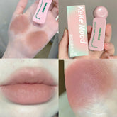 YICKYUE - 1Pc Velvet Matte Cream Lip Mud Nude Pink Lipstick Moisturizing Lasting Lip Glaze Korean Waterproof Long Lasting Makeup Cosmetics