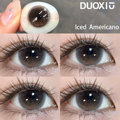 YICKYUE - 2PCS Brown Contacts Lenses Contact Lenses for Myopia Natural Beauty Pupils Korean Grey Lenses Anime Lenses Fast Shipping